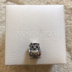 Authentic Pandora scholar owl charm